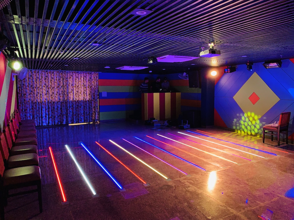 DJ party hall dance floor