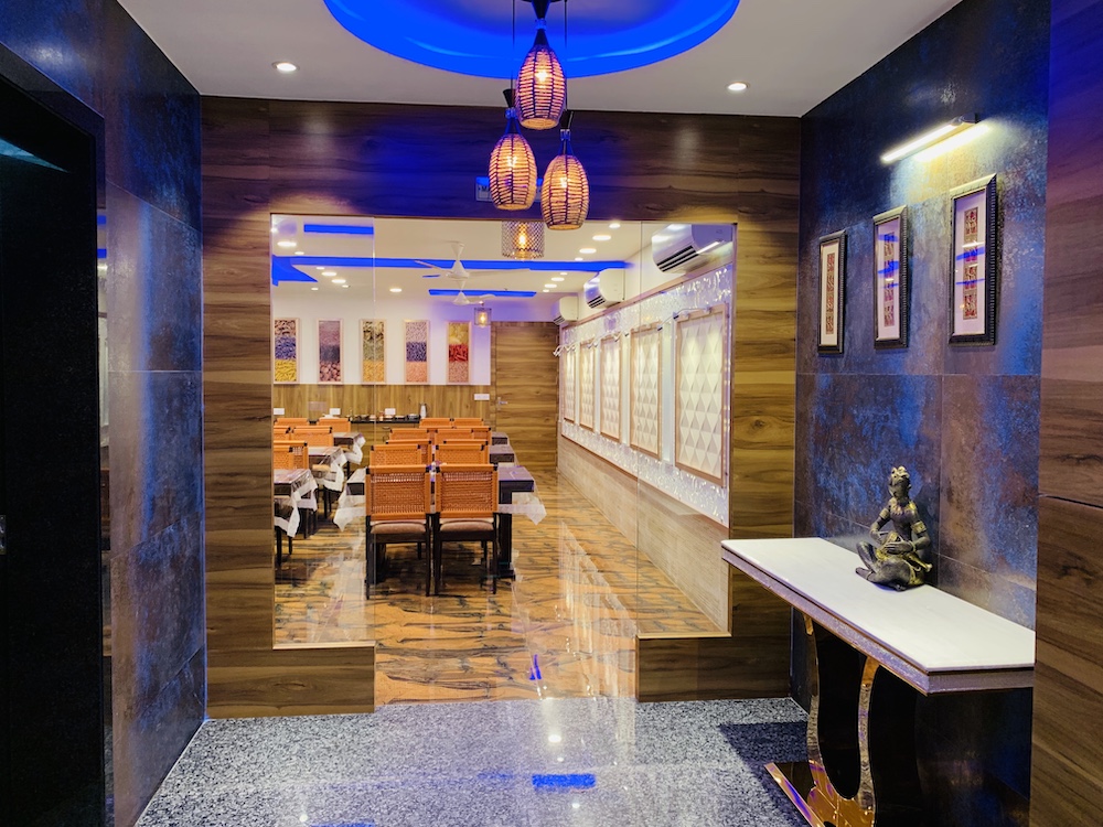 Entrance of Masala Darbar restaurant